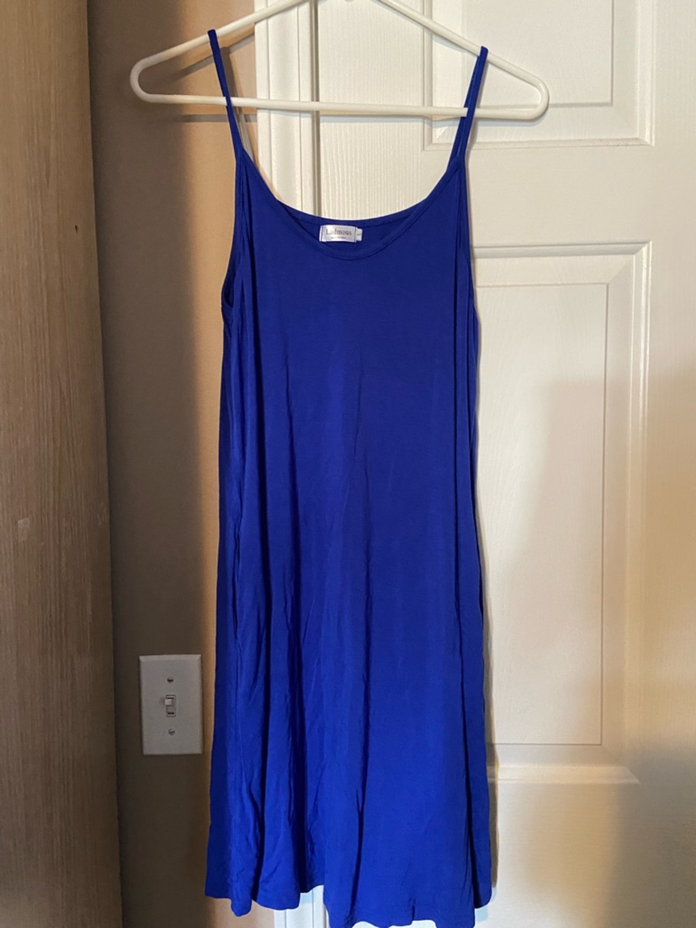 Royal Blue Spaghetti Strap Summer Dress